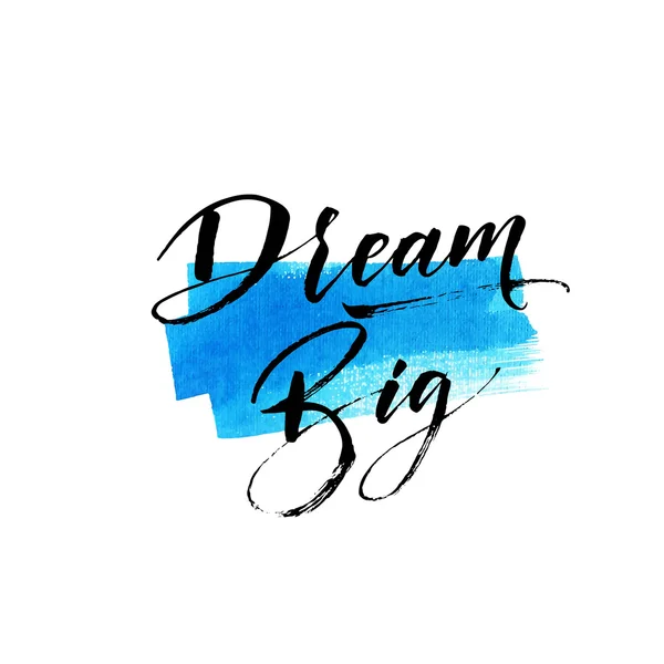 Dream big fras. — Stock vektor