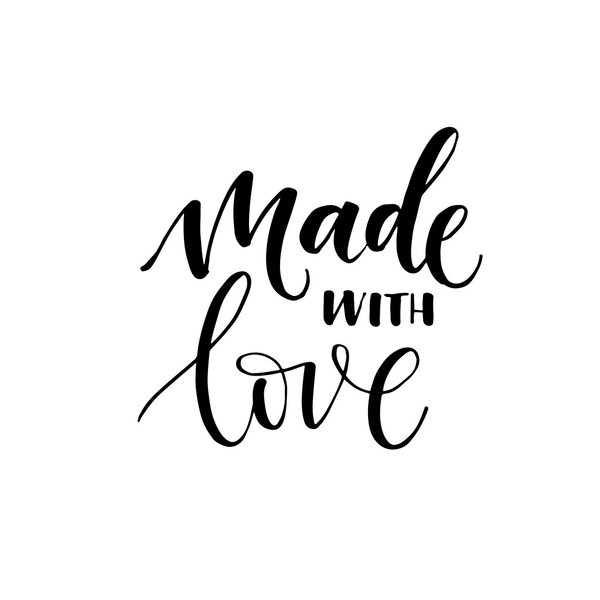 Made with love card. 