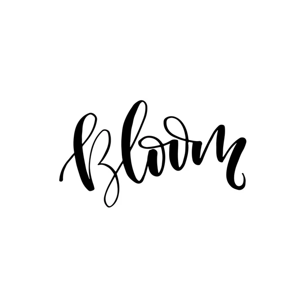 Frase Bloom. Disegnato a mano — Vettoriale Stock