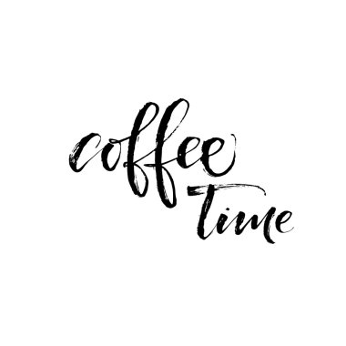 Kahve zamanı ifade. 
