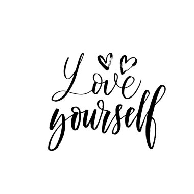 İnspirational alıntı hat