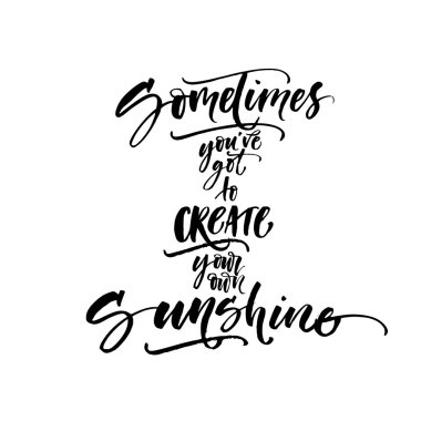 İnspirational alıntı hat