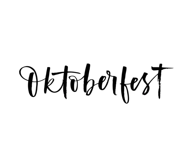 Letras de festa Oktoberfest — Vetor de Stock