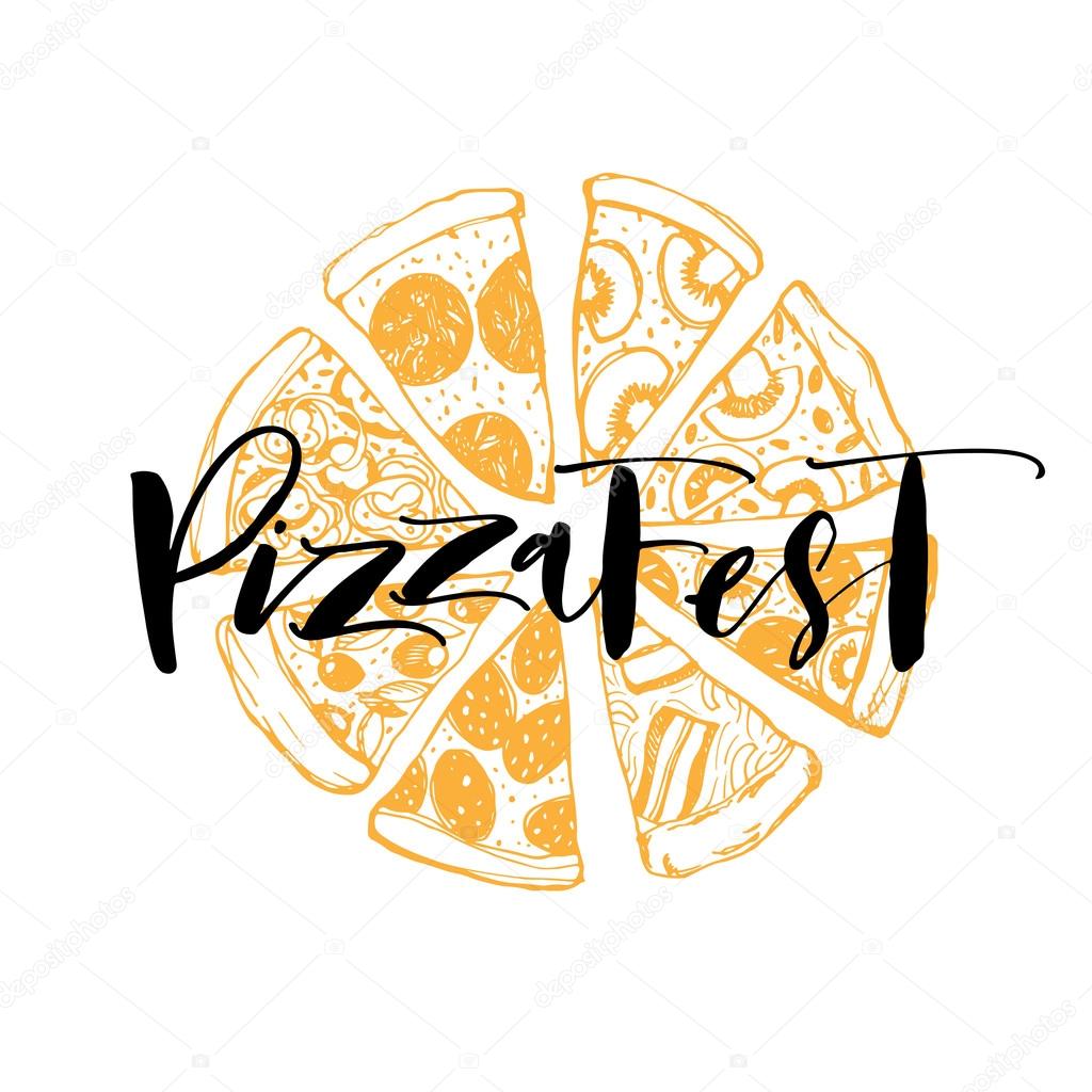 Pizza Fest lettering