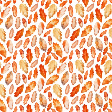 Sulu sonbahar yapraklı kusursuz desen