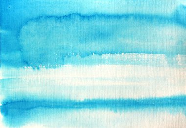 Sulu Boya çizgili el çekilmiş