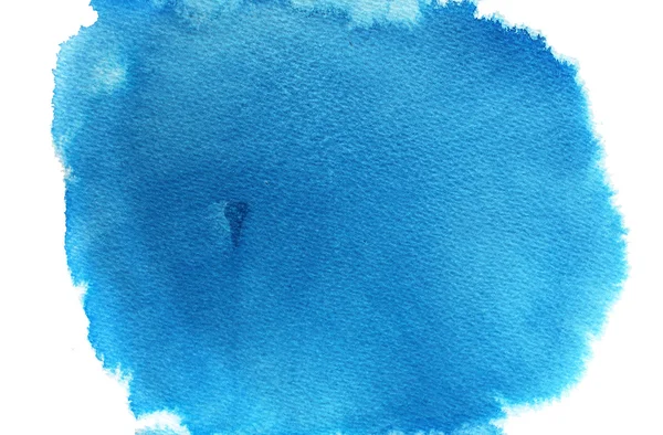 Azul abstrato aquarela fundo — Fotografia de Stock