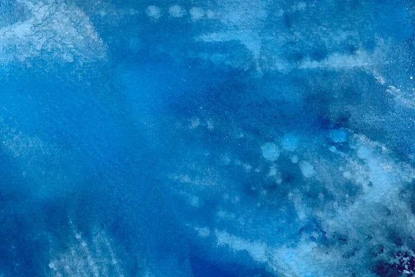 Açık ve koyu mavi suluboya dokusu.