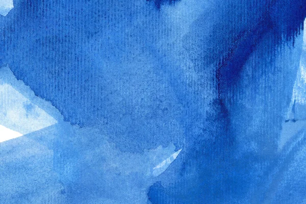 Светло-синий абстрактный акварельный фон. Монохромный акварельный градиент. — стоковое фото