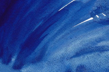 Açık mavi soyut suluboya arka plan. Tek renkli suluboya gradyanı.