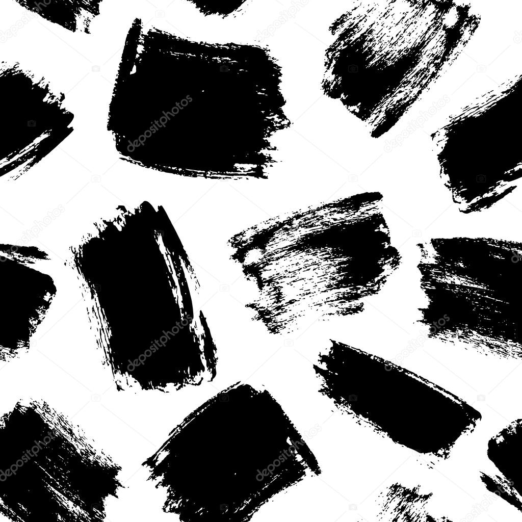 Seamless pattern with dry brush strokes.