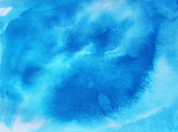 Abstrato céu azul fundo aquarela. Imitação subaquática ou — Fotografia de Stock