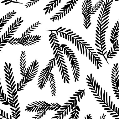 Dalları olan kusursuz desen.