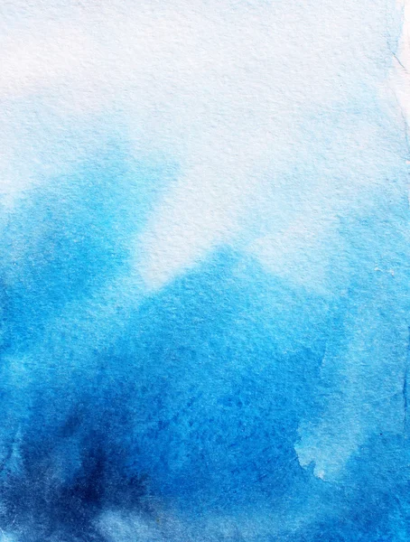 Abstract blue watercolor background. — Stock Photo, Image