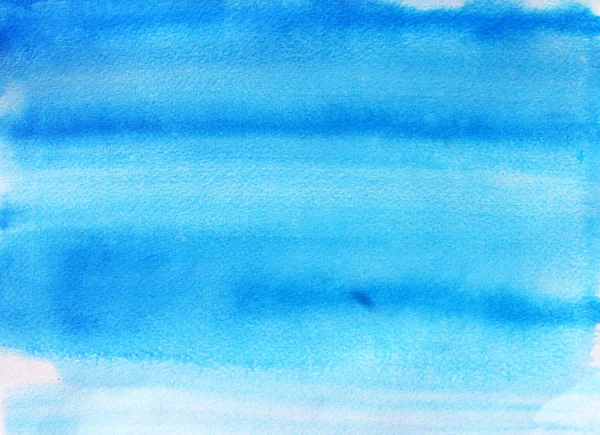 Abstrato céu azul aquarela fundo . — Fotografia de Stock