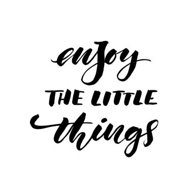 Küçük şeyler kartı keyfini çıkarın. 