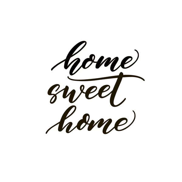 Frase Home Sweet Home . — Vector de stock