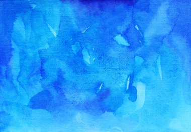 Soyut mavi gökyüzü suluboya arka plan. 