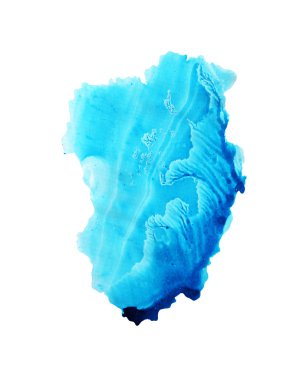 Soyut mavi gökyüzü suluboya arka plan. 