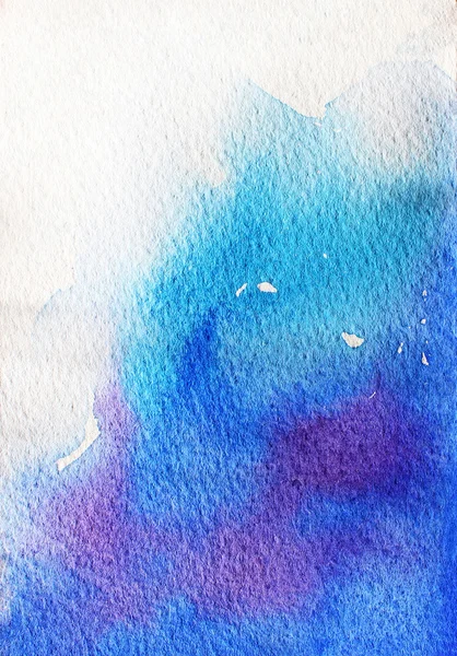 Синьо-фіолетовий акварельний фон . — стокове фото