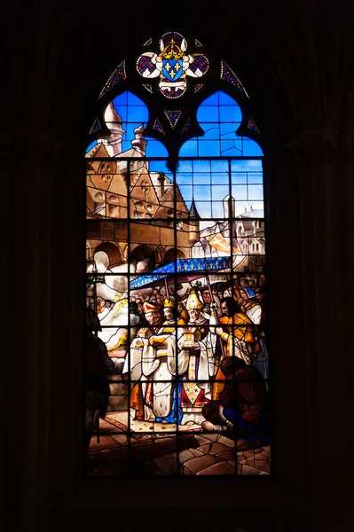 Vitrage in Dreux Royal Chapel — Stockfoto