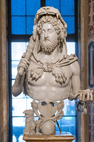 Imperator Commodus jako Herkules — Stock fotografie