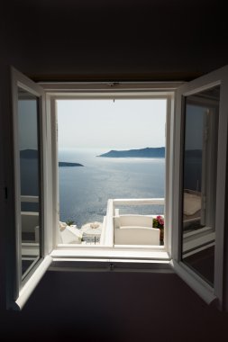 Santorini pencere
