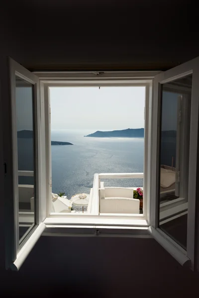 Ventana Santorini —  Fotos de Stock