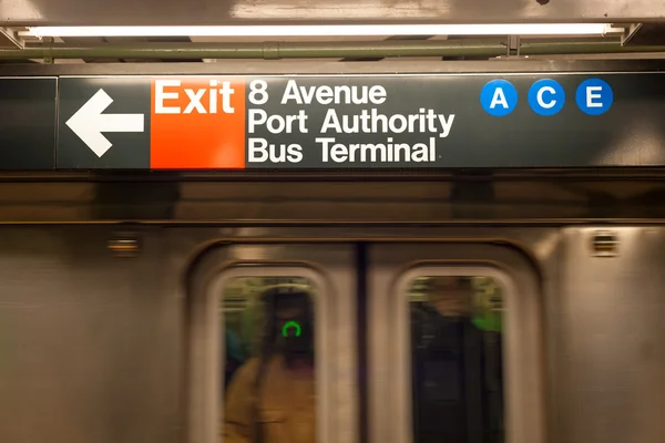Μετρό NYC — Φωτογραφία Αρχείου