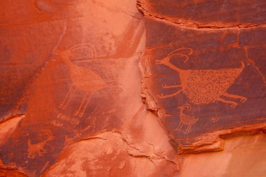 Antik Anasazi petroglifler