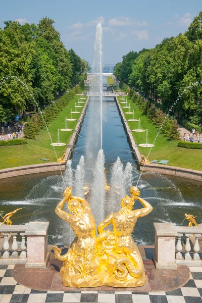 Peterhof grand palace — Stockfoto