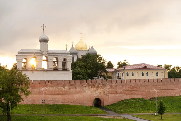 Bell Tower and St Sophia cathedral — Stock Photo, Image