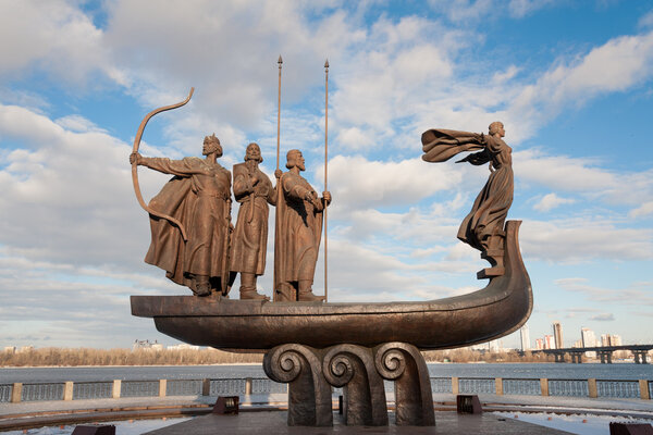monument to the founders of Kiev