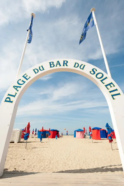 Playa de Deauville, Normandía —  Fotos de Stock