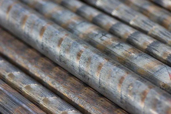 Bronze rods closeup — Stock Photo, Image