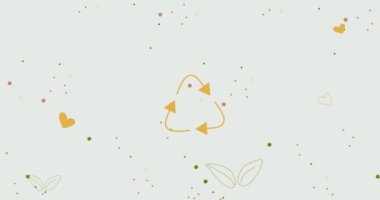 Hareket grafik animasyonunda sıfır atık yaşam biçimi tasarla