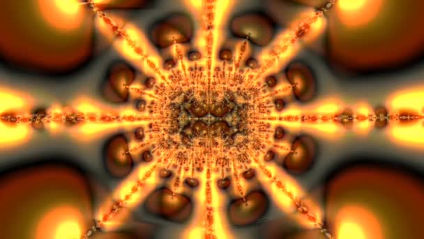 Mandala Abstracte Textuur Achtergrond Bovenaanzicht Goud Grijs Bruine Kleuren Resolutie — Stockvideo