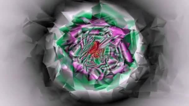 Meerkleurige Vervormbare Cirkels Bewegingsgrafiek — Stockvideo