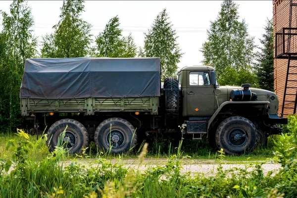 Ural Military Vehicle All Terrain Vehicle Bashkortostan Russia June 2021 — Stock Photo, Image