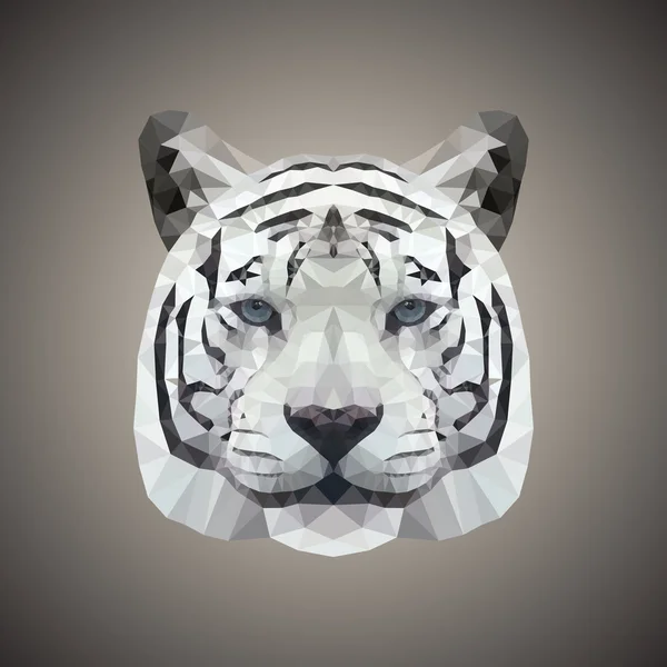 Tigre branco Modelo 3d