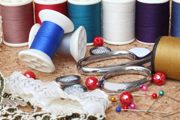 öğe dikiş: düğmeler, malzeme, ölçme bant, bobin, düğme