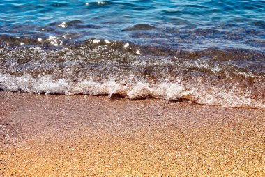 Deniz güneş kum dalga yaz