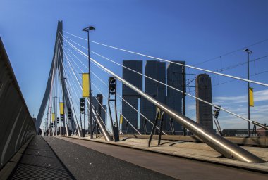 Erasmus bridge Rotterdam, Hollanda, Hollanda.