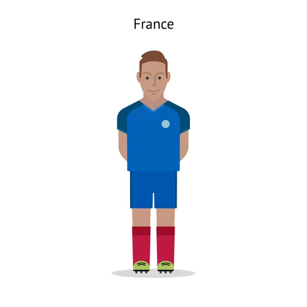 Fotbal kit. Francie — Stockový vektor