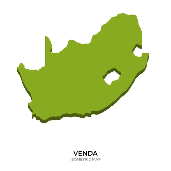 Mapa isométrico de Venda ilustración vectorial detallada — Vector de stock