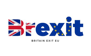 BREXIT - Britain exit from European Union on Referendum. clipart