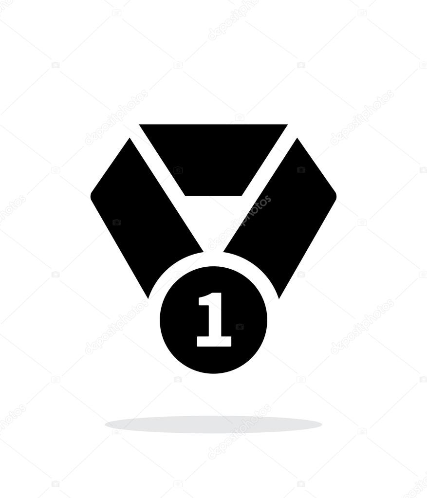 First place medal seample icon. Vector illustration.