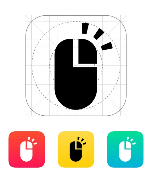 Klikněte pravým tlačítkem myši ikonu. — Stockový vektor