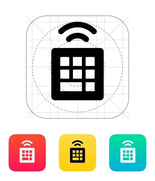 Pictogram Draadloze kleine toetsenbord. — Stockvector