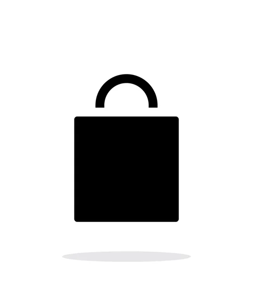 Shopping bag icona semplice su sfondo bianco . — Vettoriale Stock